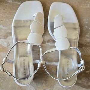 J Bournazos Heel Sandals, Sz 37